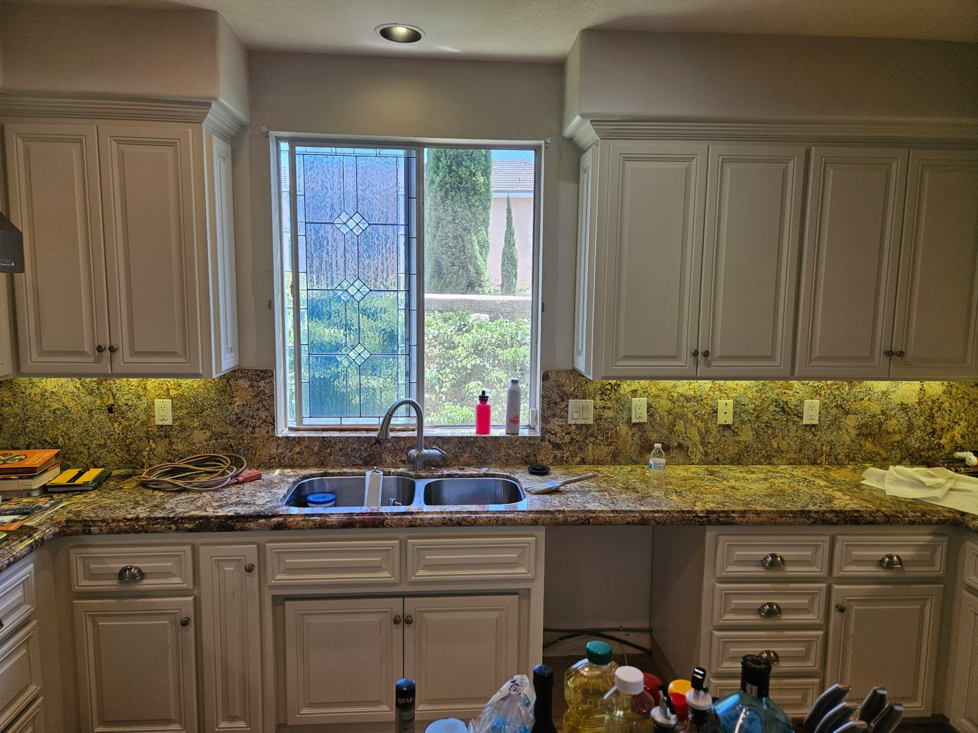 Cream Cabinet Refinish before painting