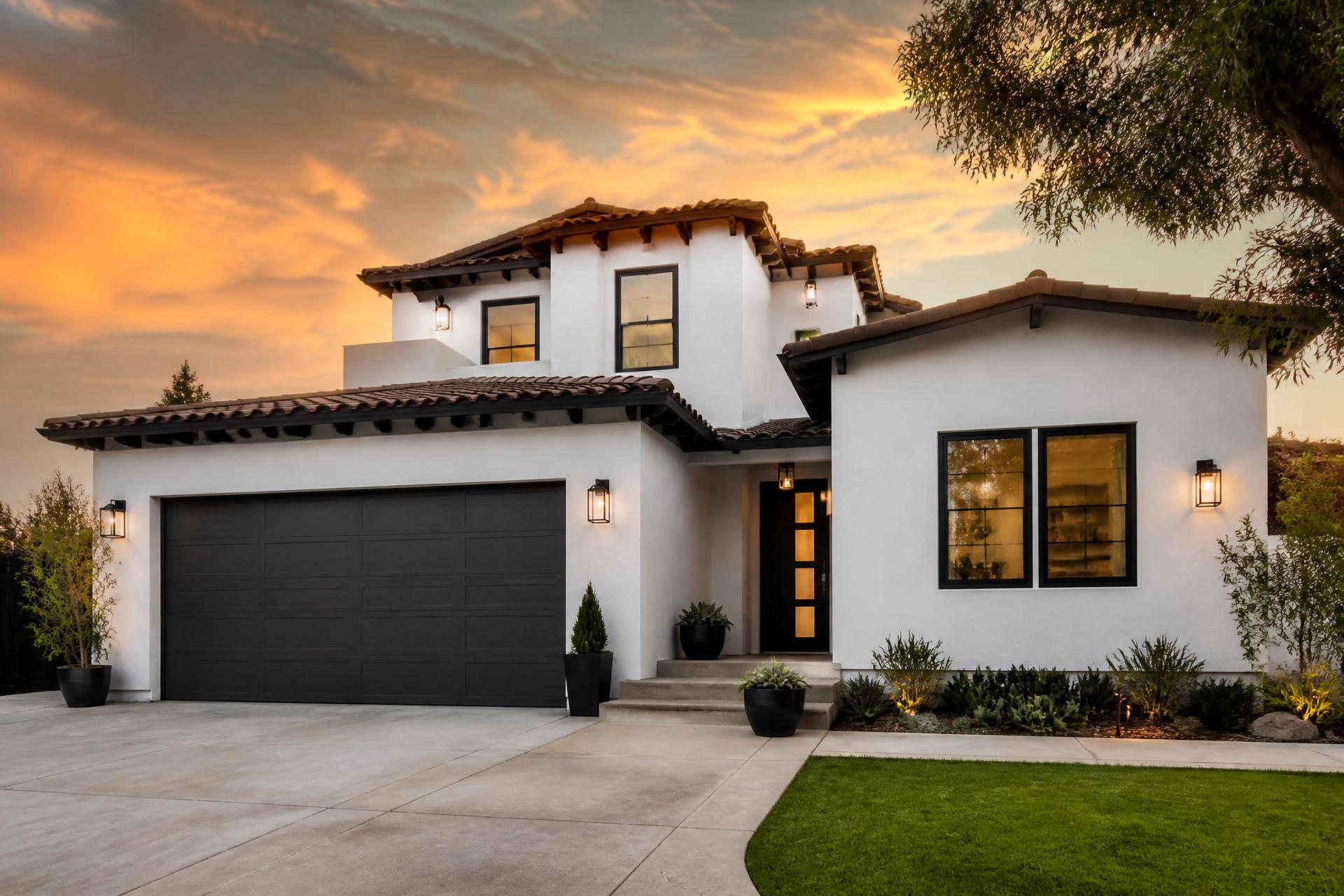 Freshly painted Southern California home