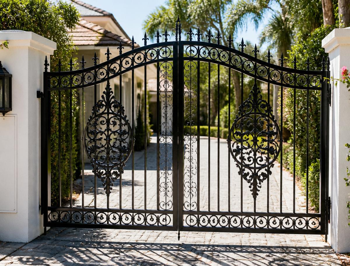 Wrought Iron & Gates painting project by Impact Painting
